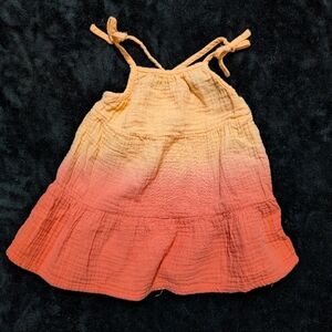 8 for $12 / Cat & Jack Orange Ombre Kids Dress
